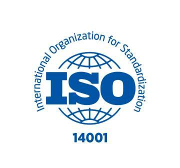 ISO 14001 Environmental Management certification badge